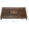 Eorbow Wooden Tea Tray, 17 Inch Chinese Kung Fu Tea Tray, Gongfu Tea Table with Water Storage Chassis, Household Filter Tea Serving Tray Gift Set for Home, Office, Bar