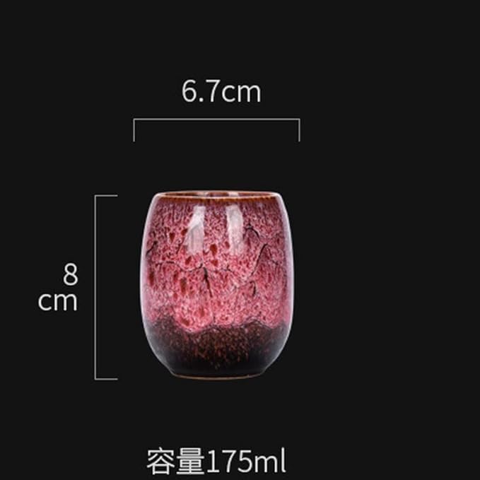 YUTR Ceramic Teacup Porcelain Tea Cup Chinese Kung Fu Cup Drinkware 150ml