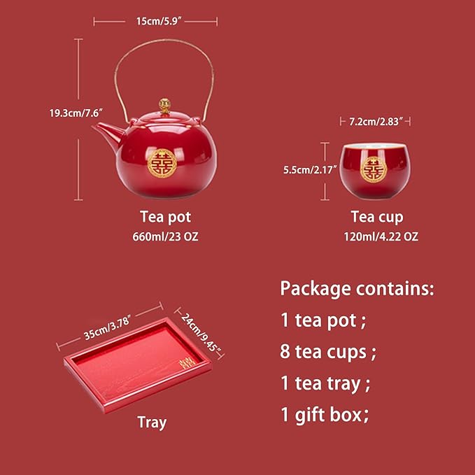 Chinese Traditional Wedding Tea Set