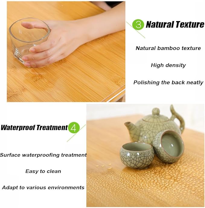 Folding Table,Japanese-Style Household Square Bamboo Table,Foldable Bamboo Dining Table,Low Bamboo Table,Living Room Low Table,Tea Table (80 * 80 * 47cm)