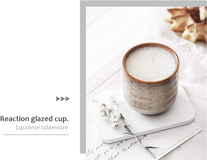 Lxuwbd Japanese style ceramic tea set, tea cup, coffee cup, yerba mate set, Ceramic mate cup set of 4