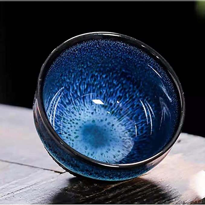 Puoyikt Chinese Ceramic Kung Fu Tea Set of 6