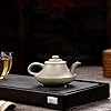 SILINE Zisha Small Teapot,Chinese Genuine Yixing Clay Teapot 7.9 Oz, Infuse Brew Kung Fu Loose Leaf Tea Maker -Yunlu,Cyan Cla