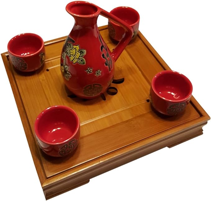 Bamboo GongFu Tea Serving Tray L9 x W9 x H1.5